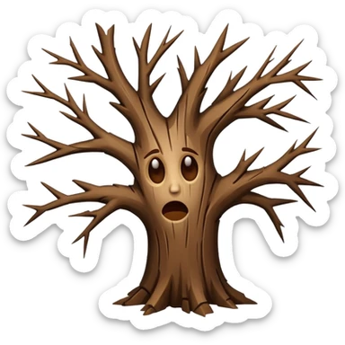 Broken Tree Branches sticker