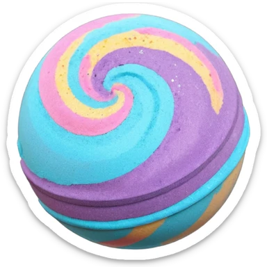 lush intergalactic bath bomb sticker