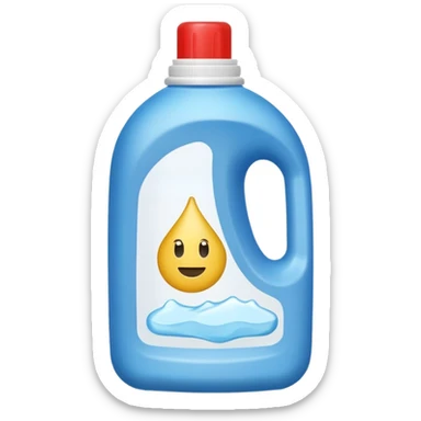 detergent bottle sticker