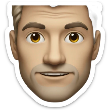 Batman-Face-realistic sticker