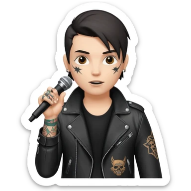 rocktar microphone sticker