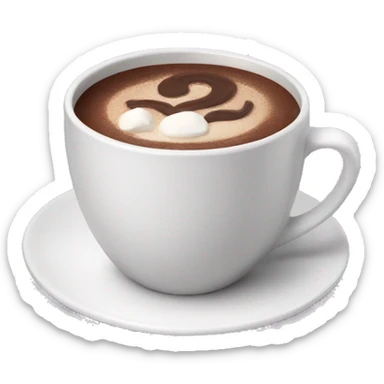 Hot chocolate  sticker