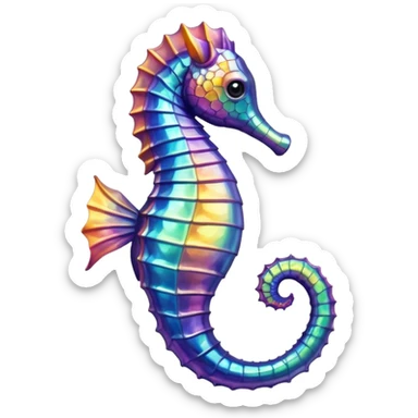 Seahorse sticker