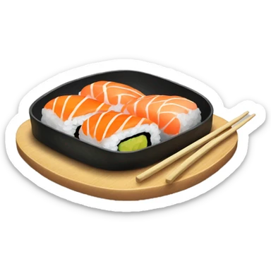 sushi plate sticker