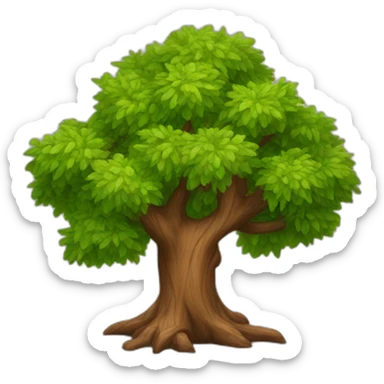 sandalwood tree sticker