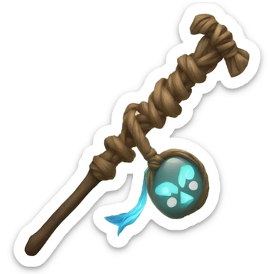 healer staff sticker