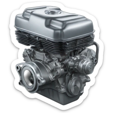 piston engine sticker