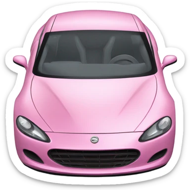Pink car sticker