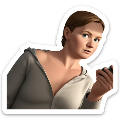 blue eyed boy taking selfie sticker