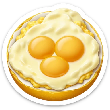 scramble egg sticker