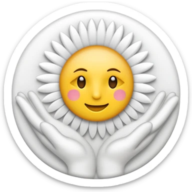 Quiero un emoji de la paz con una paloma blanca y un círculo sticker