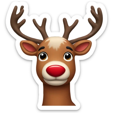 Rudolph  sticker