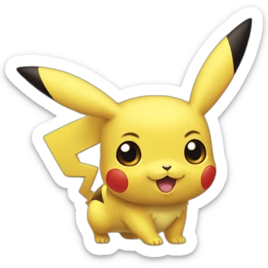  Tête Pikachu sticker