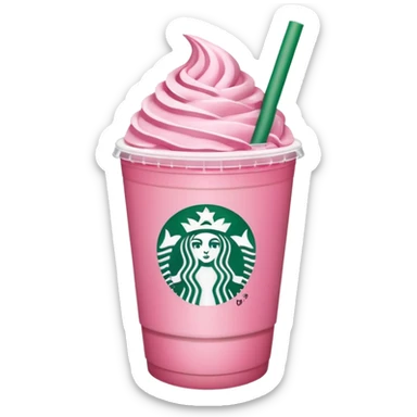 Starbuks pink drink sticker