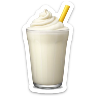 vanilla milkshake  sticker