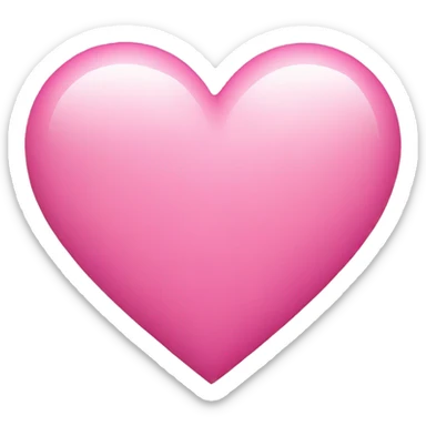 pink heart sticker