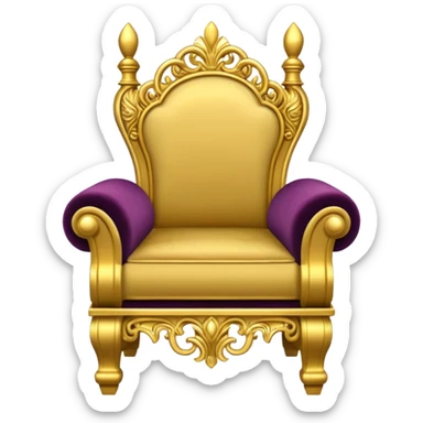 Empty throne sticker