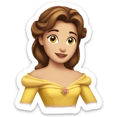 Princess Belle sticker