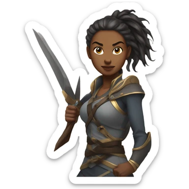 Tarin from fourth wing  sticker