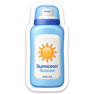 sunscreen sticker