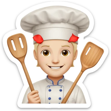LUCIFER ON CHEF sticker