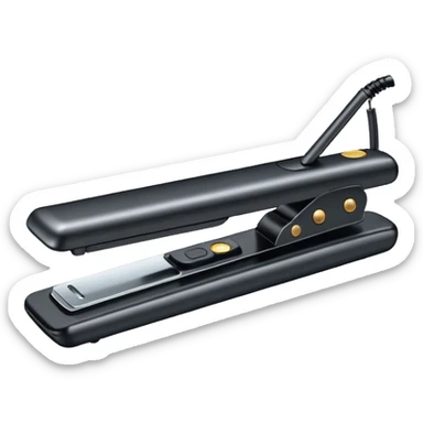 Plancha  pal pelo negra sticker