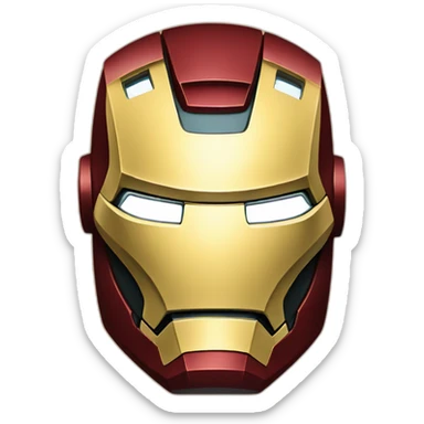 Emoji Iron man sticker