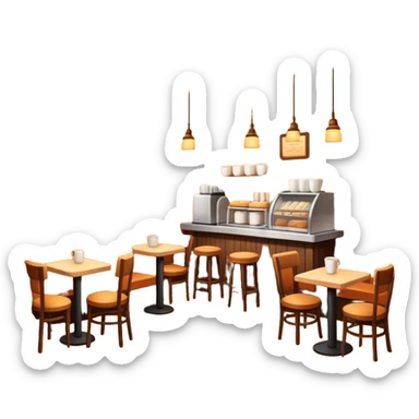 Café aesthetic  sticker