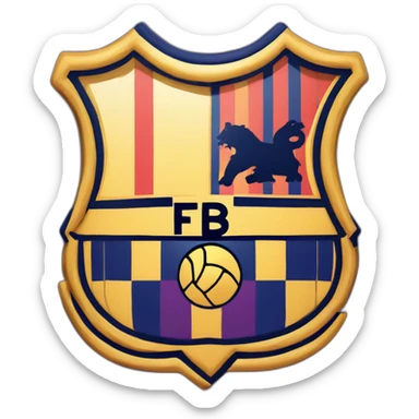 Barca logo sticker