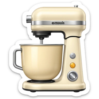 Cream mixer sticker