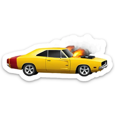 Dodge charger burnout sticker