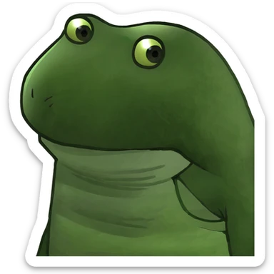 sitting boy in tank top sticker