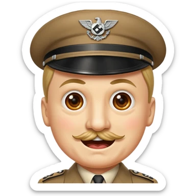 Je veux un emoji représentant Hitler sticker