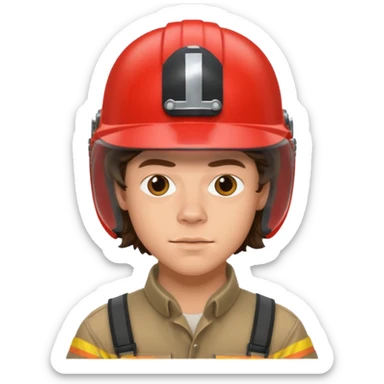 Harry styles wearing a helmet  sticker