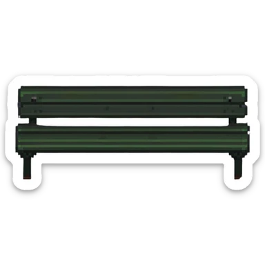 park bench sticker