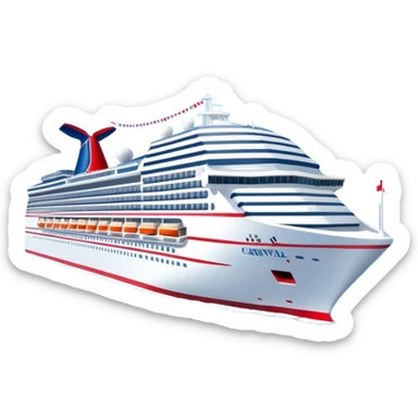 Carnival cruise ship sticker