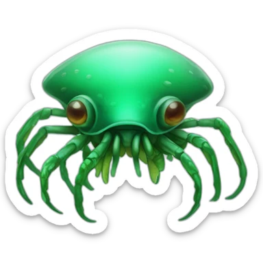 rift-scuttler-crustacean-emeraldgreen sticker