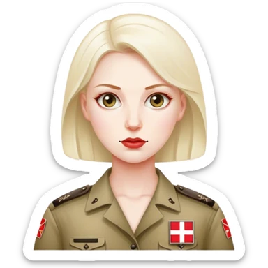 woman polish far-right nationalist sticker