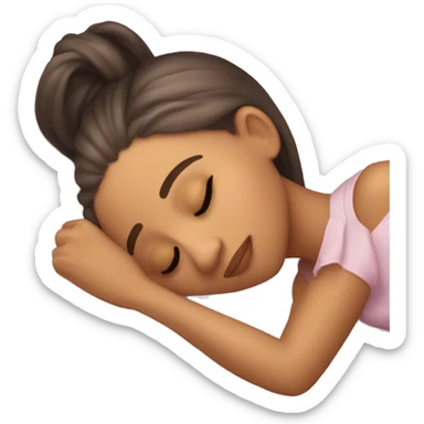 Ariana Grande sleeping sticker