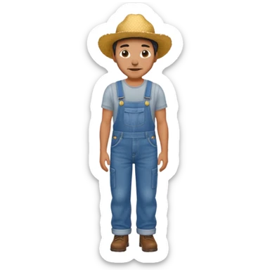 Make a farmer sticker