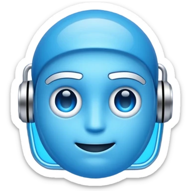 help create an AI and Machine learning emoji sticker