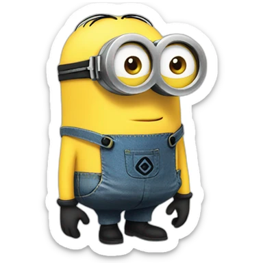 Minion bob sticker