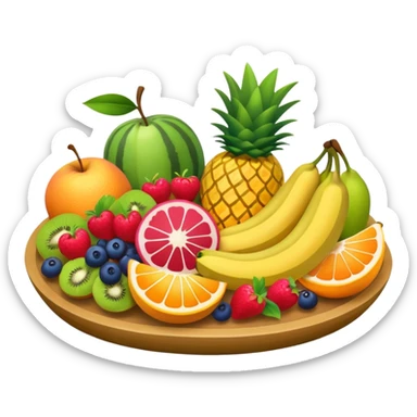 Fruit platter sticker