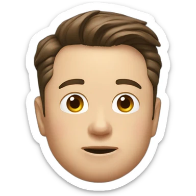 elon musk bobbing head sticker