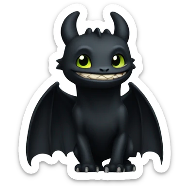 Toothless sticker