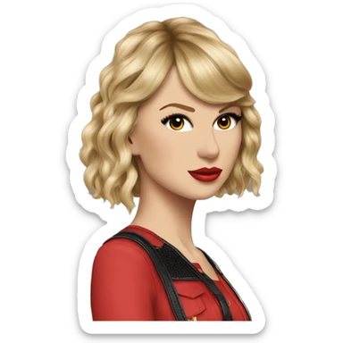 Realistic Taylor swift at the eras tour sticker