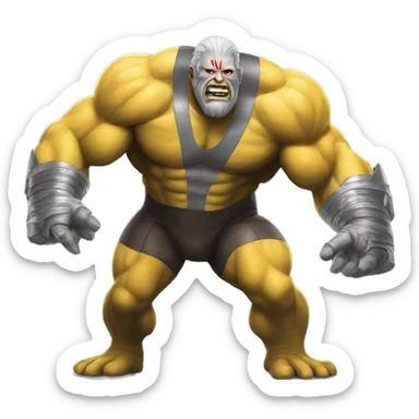 colossus in x-men movie sticker