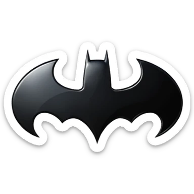 Batman symbol sticker
