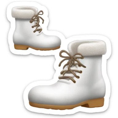 Chaussure d hiver avec mousse coquette sticker