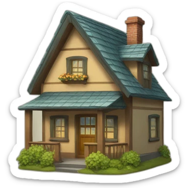 cottage for rent sticker